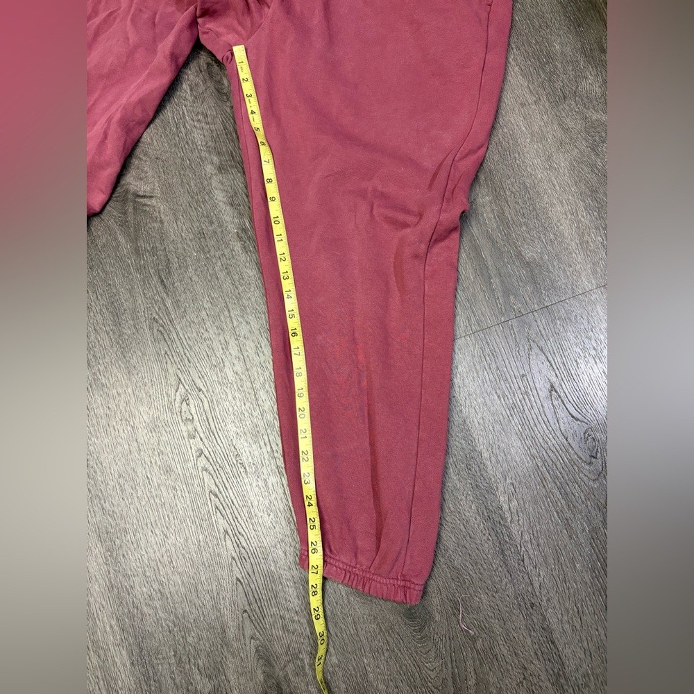PACT 2XL Joggers 100% Organic Cotton Pink Mauve Downtown Sweatpants 27” Inseam - Picture 10 of 10
